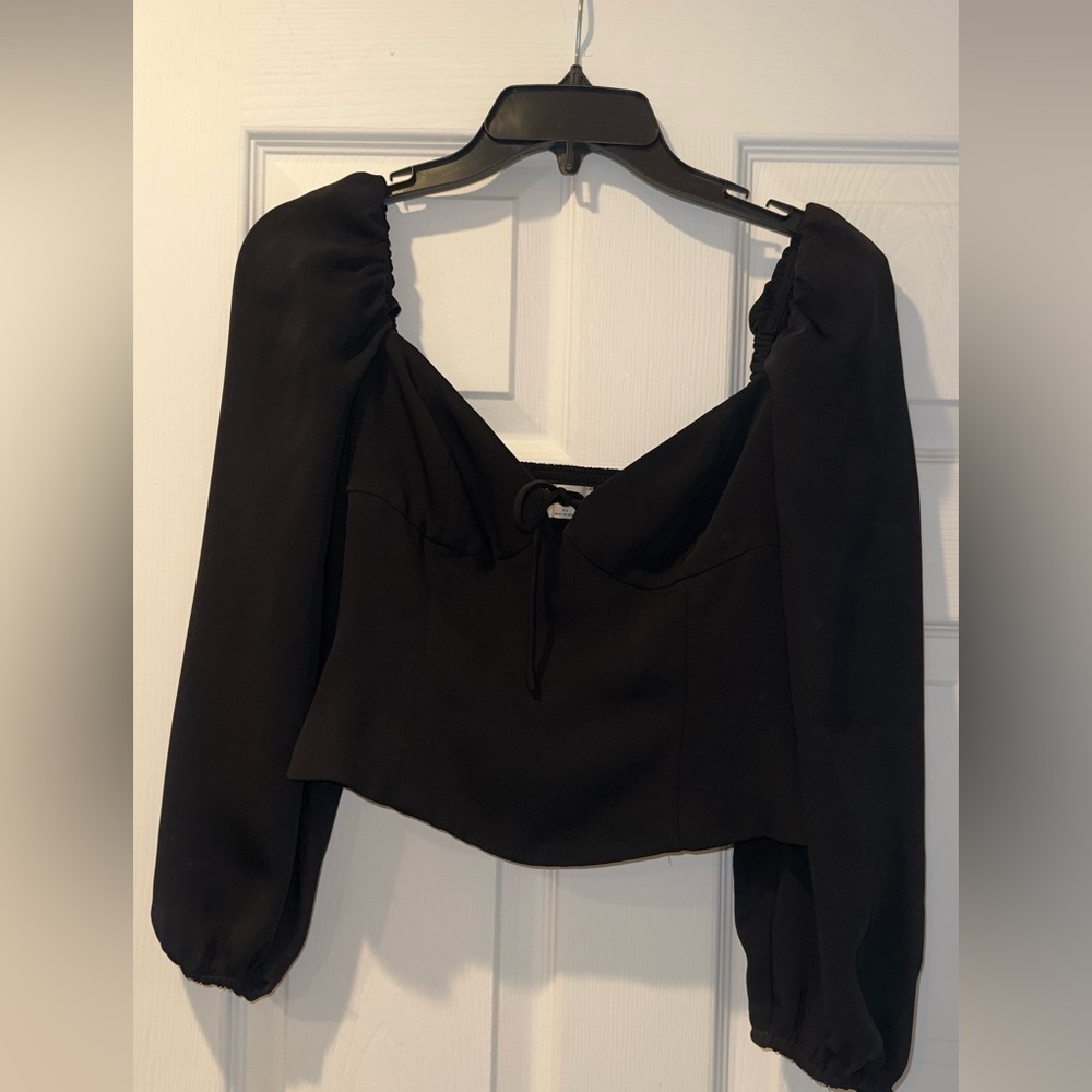 Aritzia Black Blouse - Picture 2 of 2
